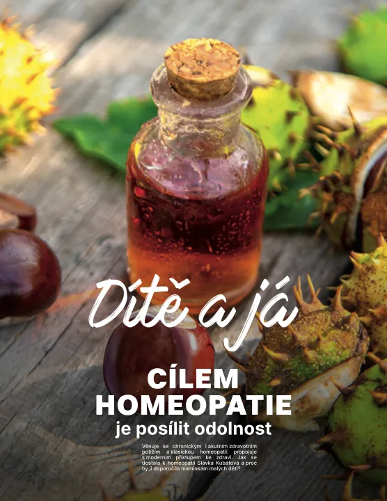 Dítě a já – The Aim of Homeopathy Is to Strengthen Resilience
